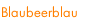 Blaubeerblau